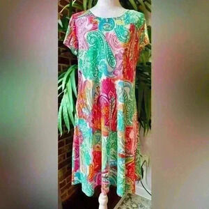 Ivy Lane Paisley Dress-Size M-Knee Length